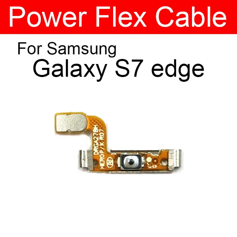 Power & Volume Flex Cable For Samsung Galaxy S7 S7 Edge G930 G930F /A/V/P G935 G935F /A/V/P Audio Control Button Flex Ribbon