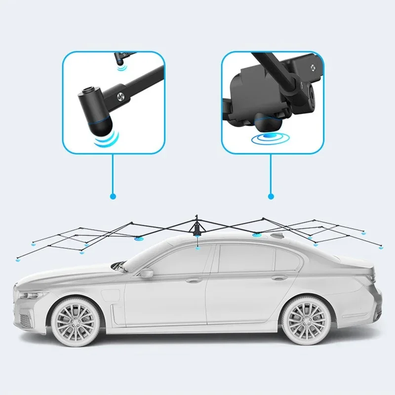 車の日よけ傘,防湿,落下防止,格納式,テント,車,4.2/4.8/5.2m