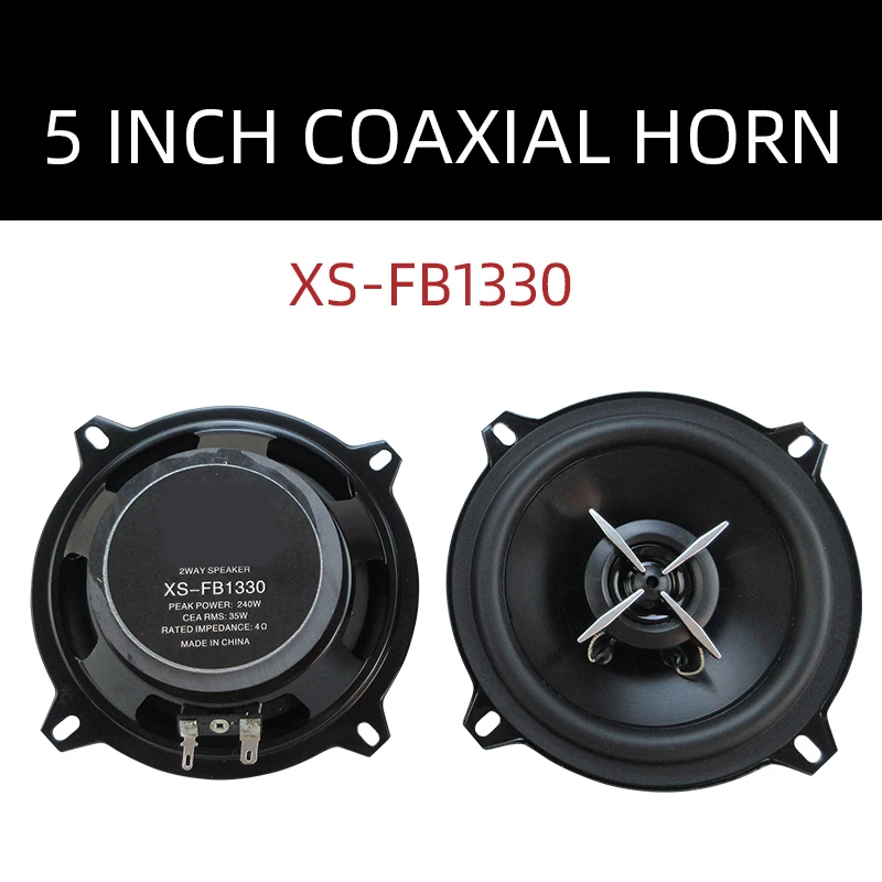 

Car Audio 5inch Speaker Coaxial Speaker XS-FB1330(1pair Speakers)