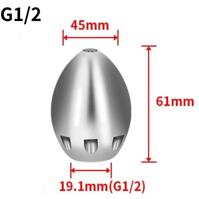 High Pressure Sewer Cleaning Nozzle, Pressure Cleaning Machine Municipal Sewer Dredging Nozzle, 1/2 Internal Thread Connection.