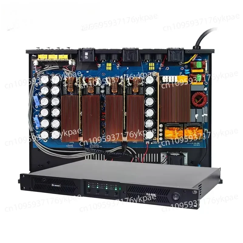 K4-800 Power Amplifier System Home Theater Power Amplifier Audio Power Amplifier Professional Grade 800w