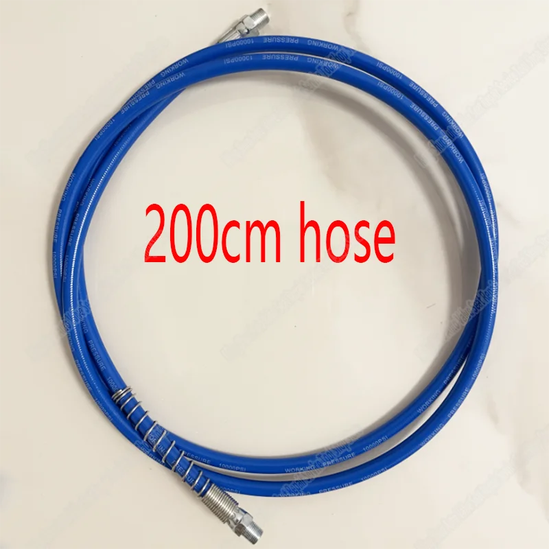 Grease Gun Hose 30-200cm Flex Hose Explosion-Proof Spring Lube Gun Hose For Hand And Air Powered Grease Gun