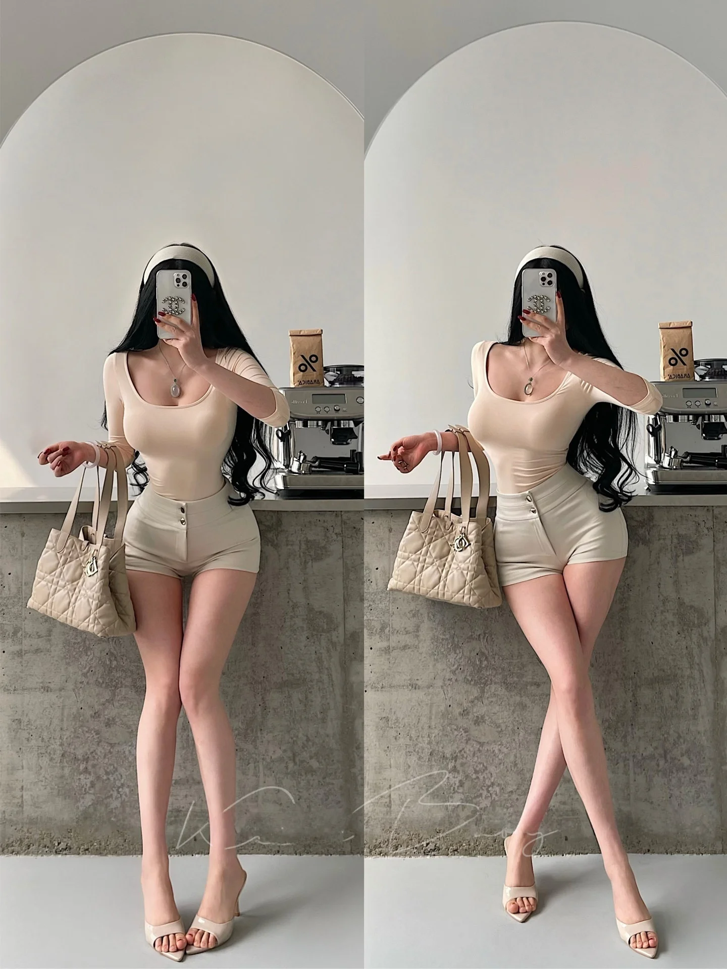 

Корейские сексуальные шорты в стиле Pure Desire с высокой талией и двойной застежкой, женские летние облегающие эластичные шорты с эффектом подтяжки ягодиц и вставками для бедер, универсальные