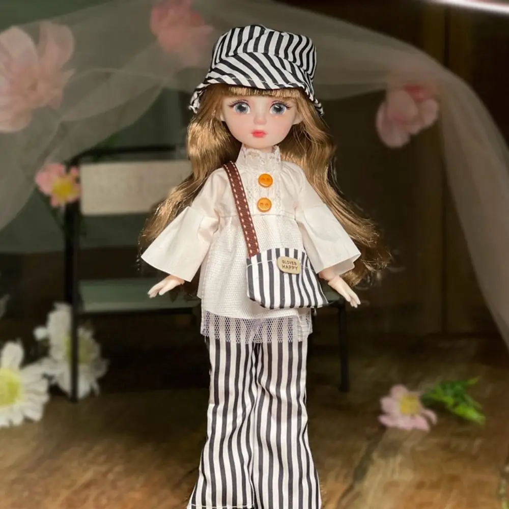 

1 Set 1/6 SD 30cm Bjd Doll with Clothes Long Hair with Wig Make Up Princess Dress Up BJD Dolls Elegant Attractive Eyes