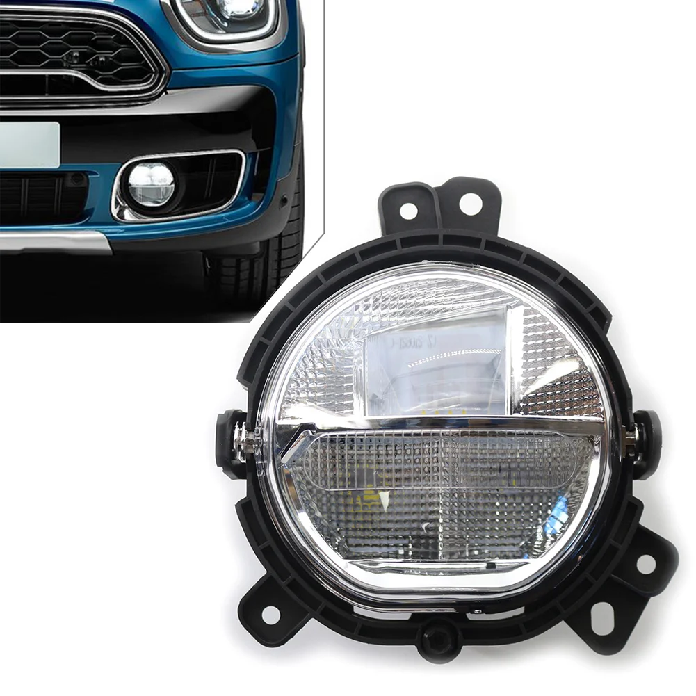 1 Pcs Car LED Fog & Daytime Running Light Lamp For BMW Mini Countryman F60 Cooper