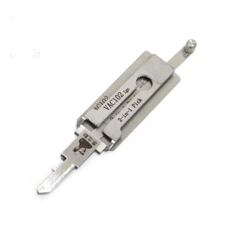 Original Lishi 2-in-1 VAC102 Schlossöffner-Decoder für Zündung und Autotüröffnung für Renault-Modelle mit Flachfräse – Detail 4