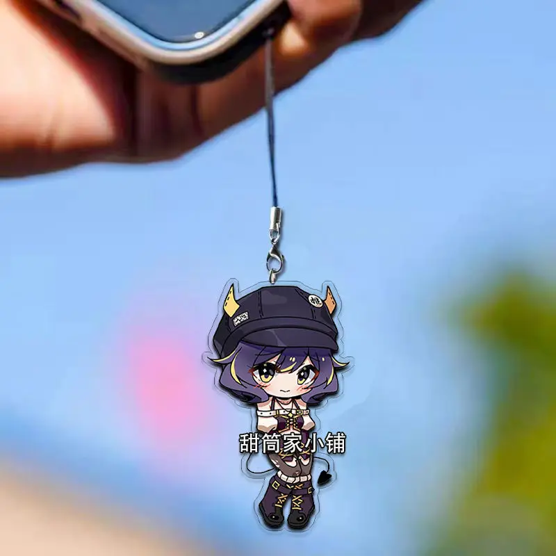 3 個私は魔法少女を賞賛し、アニメかわいいクリエイティブ漫画多用途バッグ携帯電話の装飾絶妙なペンダントキーストラップ