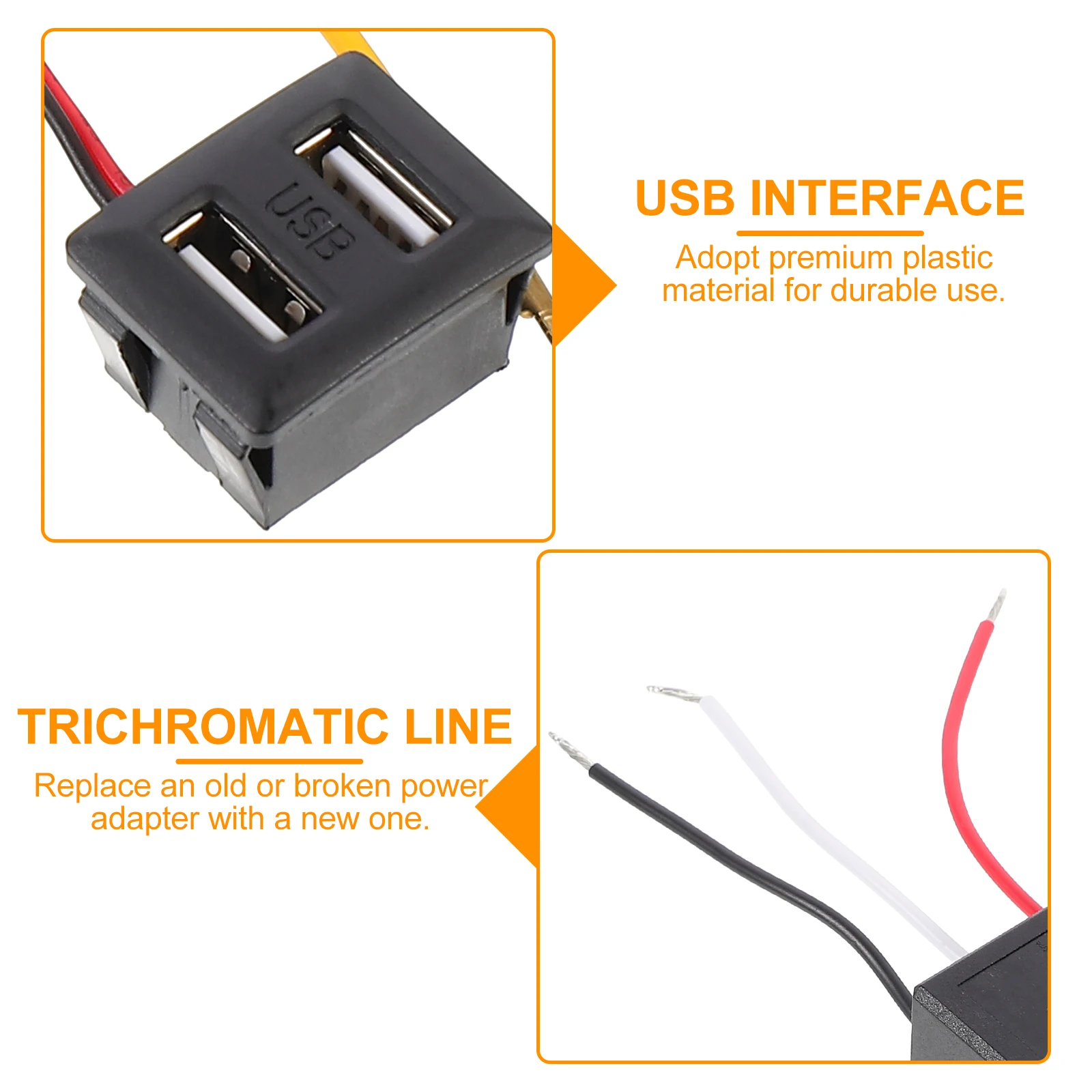 

USB Desk Lamp Adapter Table Light Ports Home Office Pull Chain Switch Ceiling Fans Durable Quality Small Convenience