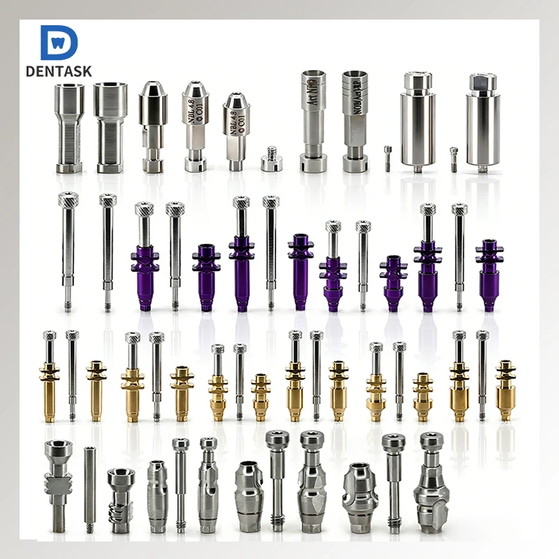 

Nobel Biocare Dental Implant Composite Healing Screw Accessories Disposable Transfer Rod Temporary Angle Protective Cap Tool