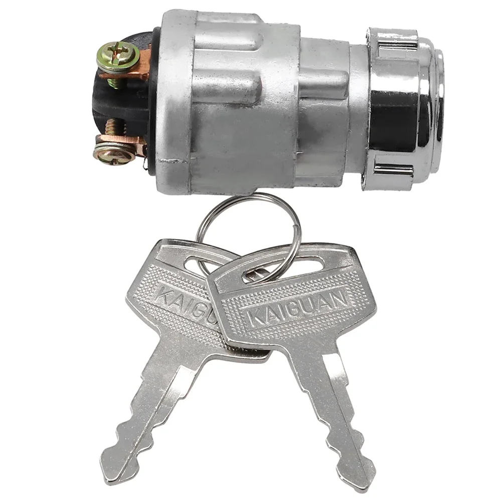 Car Boat Motorcycle Ignition Starter Switch 3 Position With 2 Key Ignition Switch Lock Three Wire Ignition Switch For Most Cars