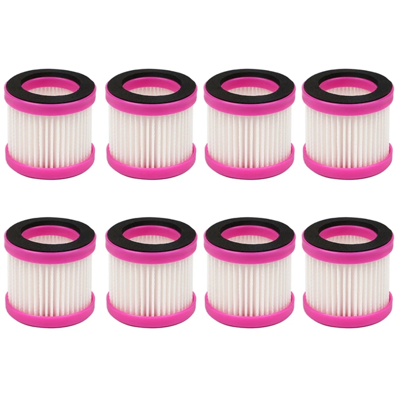 ABLL-8Pcs Cartucho de filtro Hepa de ar de substituição para aspirador de pó Puppyoo D-602 D-602A D-607 D-609