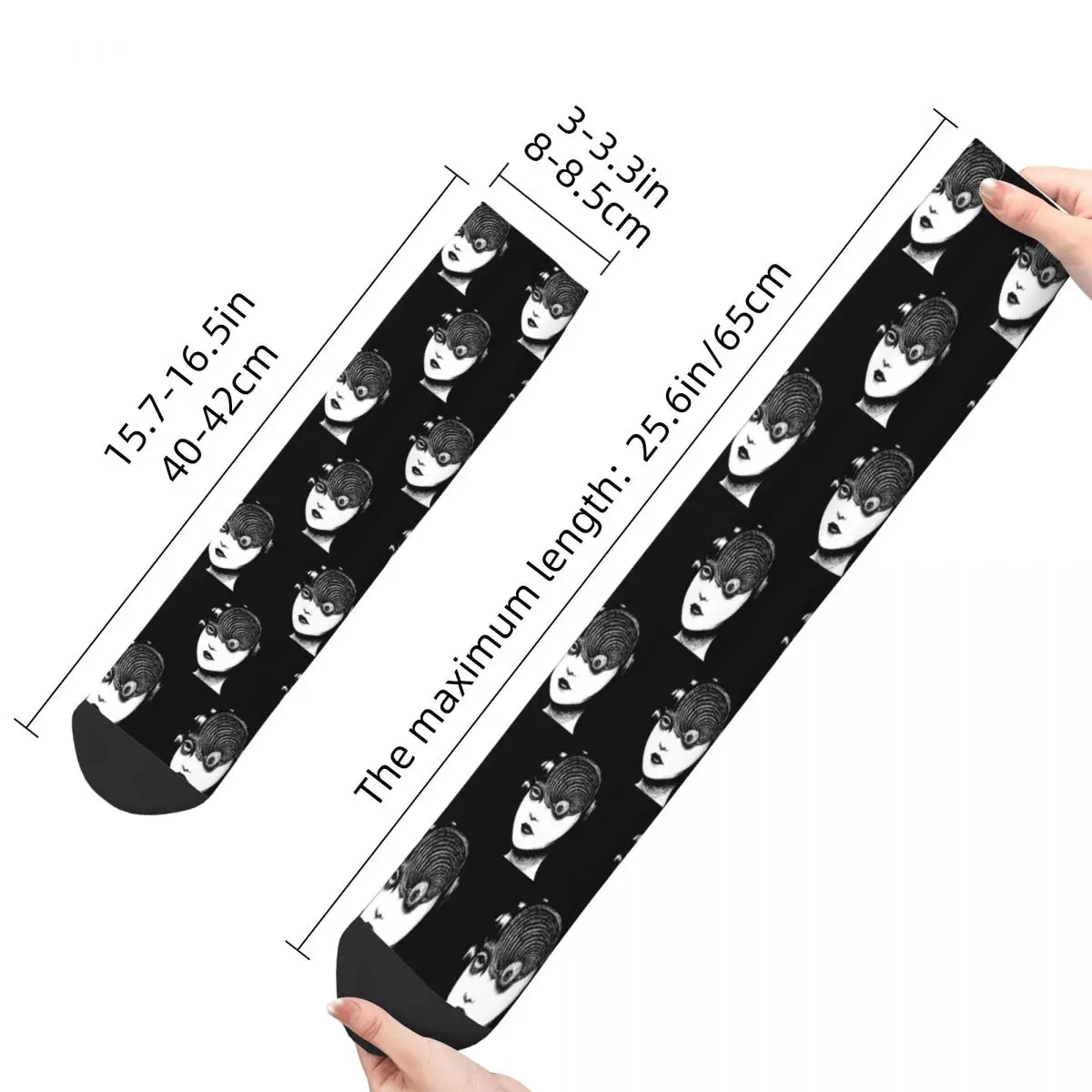 Calcetines de moda para hombre y mujer, calcetín informal de Anime de terror, Tomie, Kawakami, primavera, verano, Otoño e Invierno