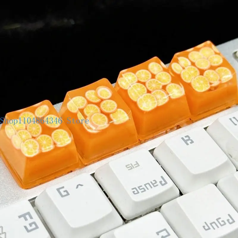 

5asd Customized Resin Keycap OEM Profile Personality Translucently Keycap Replacement for Mechanical Keyboards