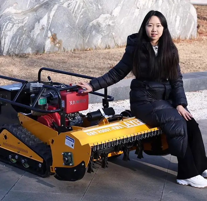 

Customized lawn mower robot ireless Remote Control flail Mower Wetland Garden Mower Climbing Performance ≤60