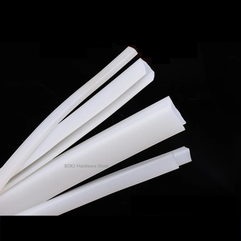 1 ~ 5 متر شفافة سيليكون ختم الشريط U على شكل فجوة الباب الزجاج شريط زخرفي الجدول المضادة للتصادم حافة شرائط حماية