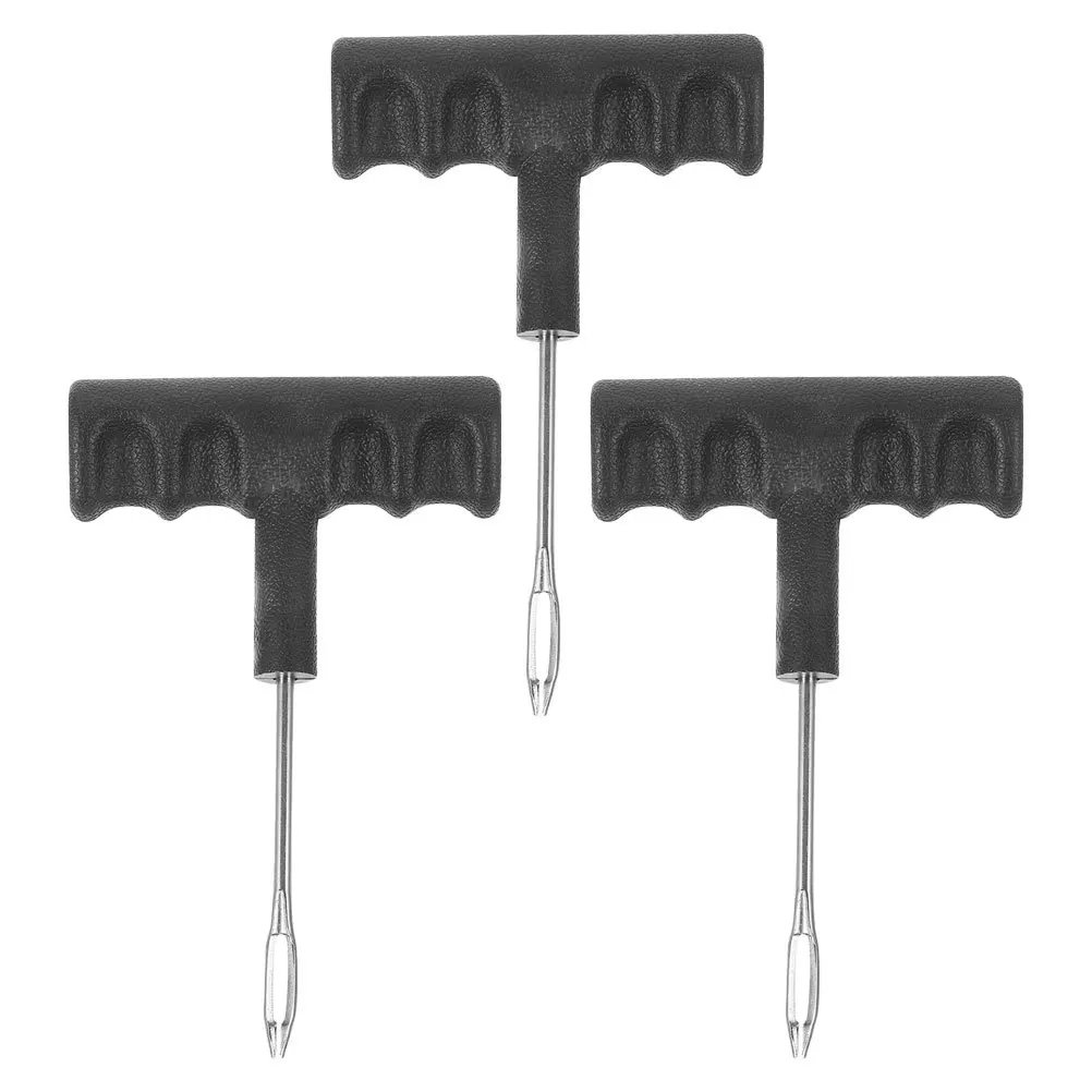 

3Pcs Tire Repair Tool Kit Heavy Duty Tubeless Plug Set Quick Tire Puncture Repair for Cars Motorcycles Bikes Truck