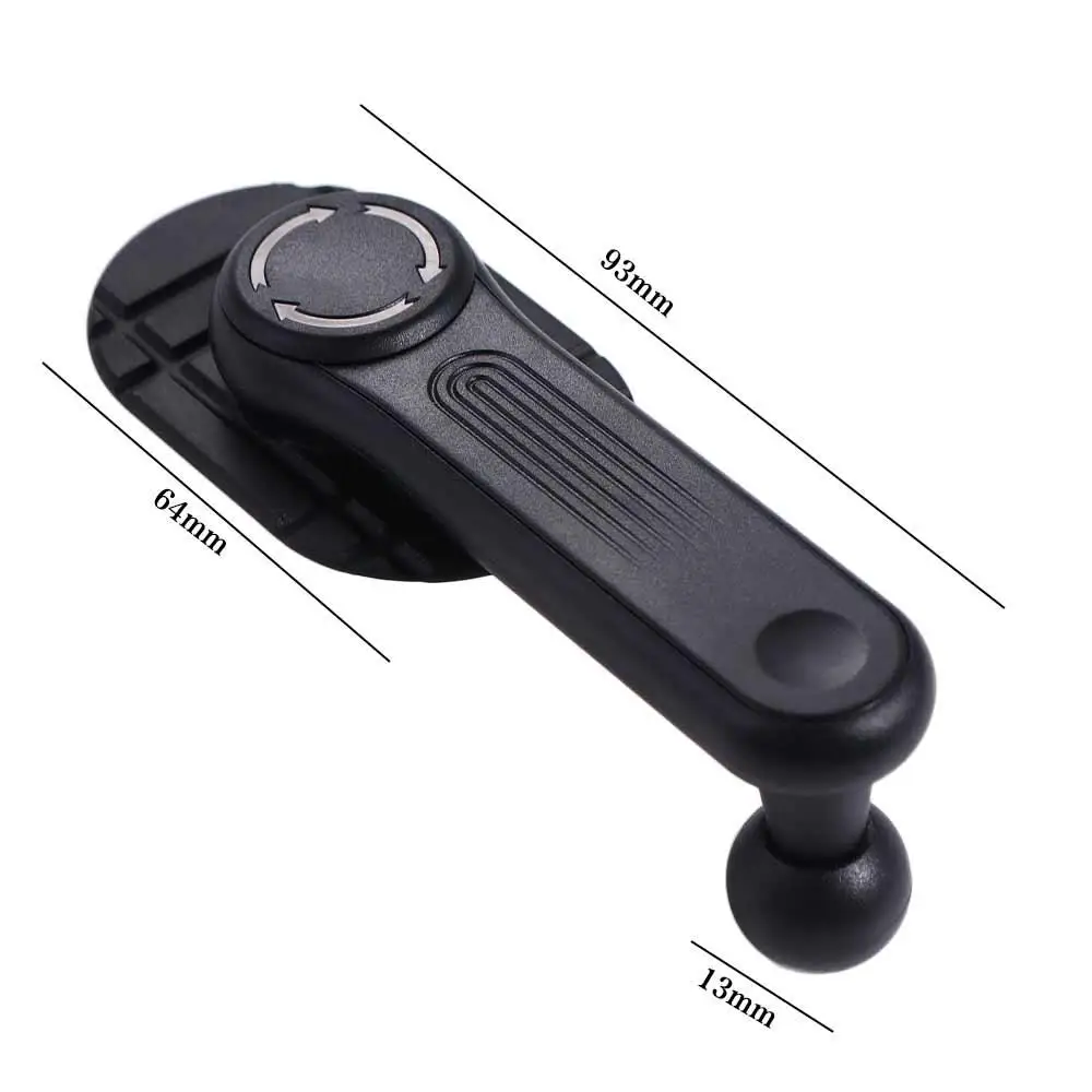 Автомобильный телефон, стоящая шаровая головка 17 мм, основание с шаровой головкой 17 мм, клейкая нано-наклейка, основание из АБС-пластика, черное крепление для телефона