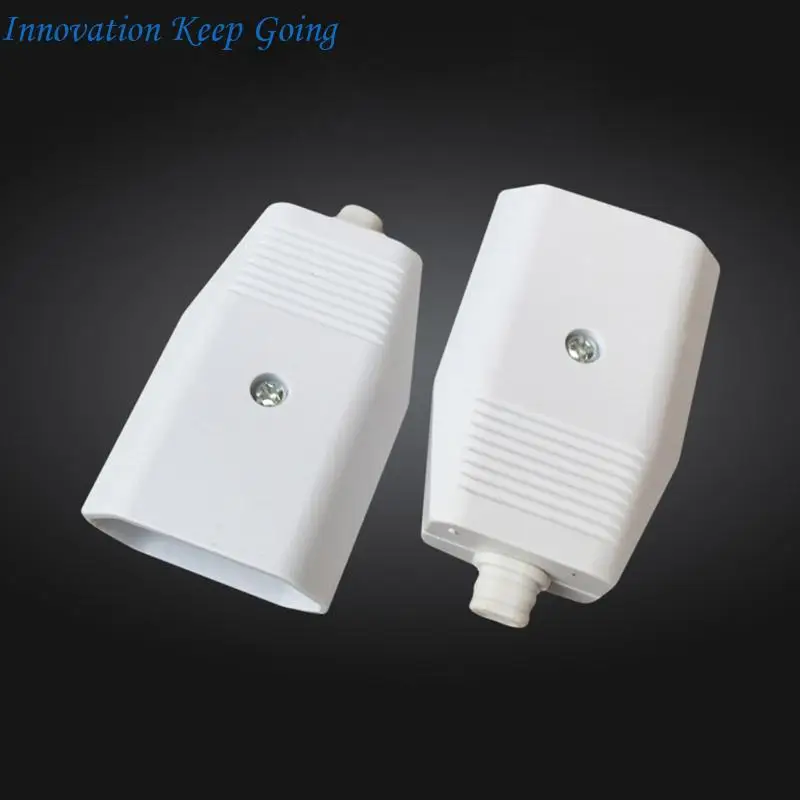 E65C Socket Plug Adapter Europe Flat Couplers 250V For Lighting Fixtures Appliances