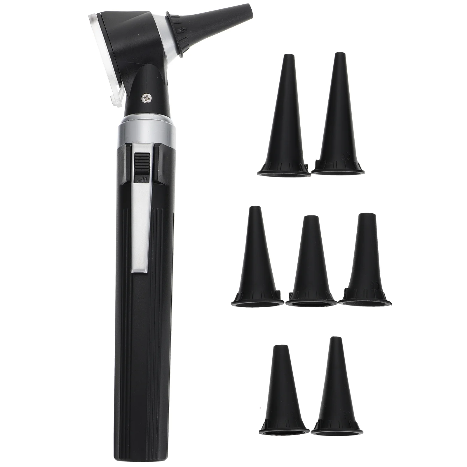 Otoscope Diagnostic Ear Care Tool Speculum Simple Inspection Black Checker Otologic