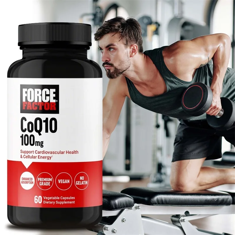 

CoQ10 100mg - Antioxidant Supplement for Heart & Energy Health, Cellular Energy Support, Extra Strength Coenzyme Q10