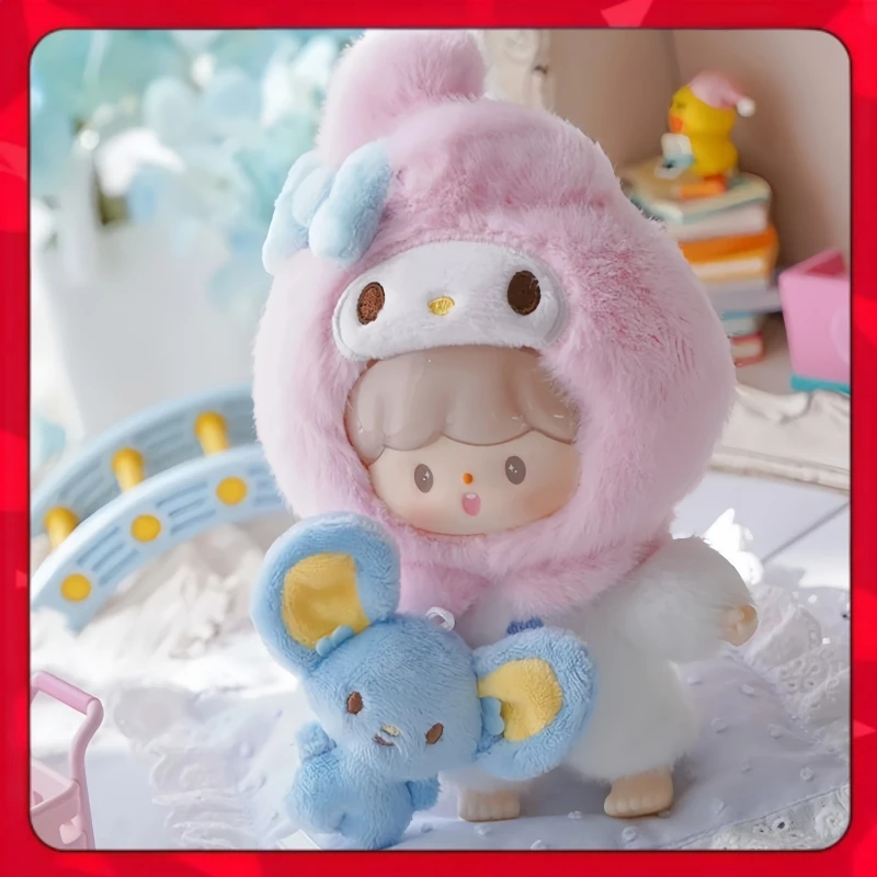 Genuine Zzoton × Sanrio Characters Love-League Buddies Series Blind Box Kawaii Vinyl Plush Bag Pendant Doll Mystery Box Gift