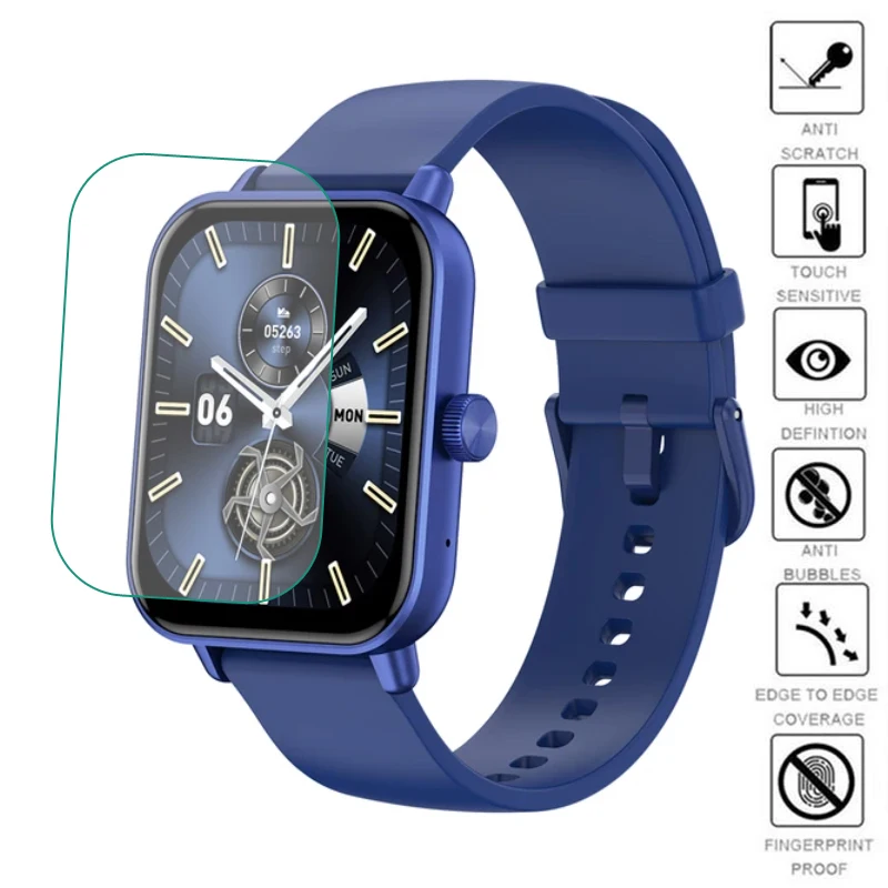 5pcs TPU Soft Smartwatch Clear Protective Film Cover Guard For Colmi P81 Display Screen Protector Smart Watch Accessories