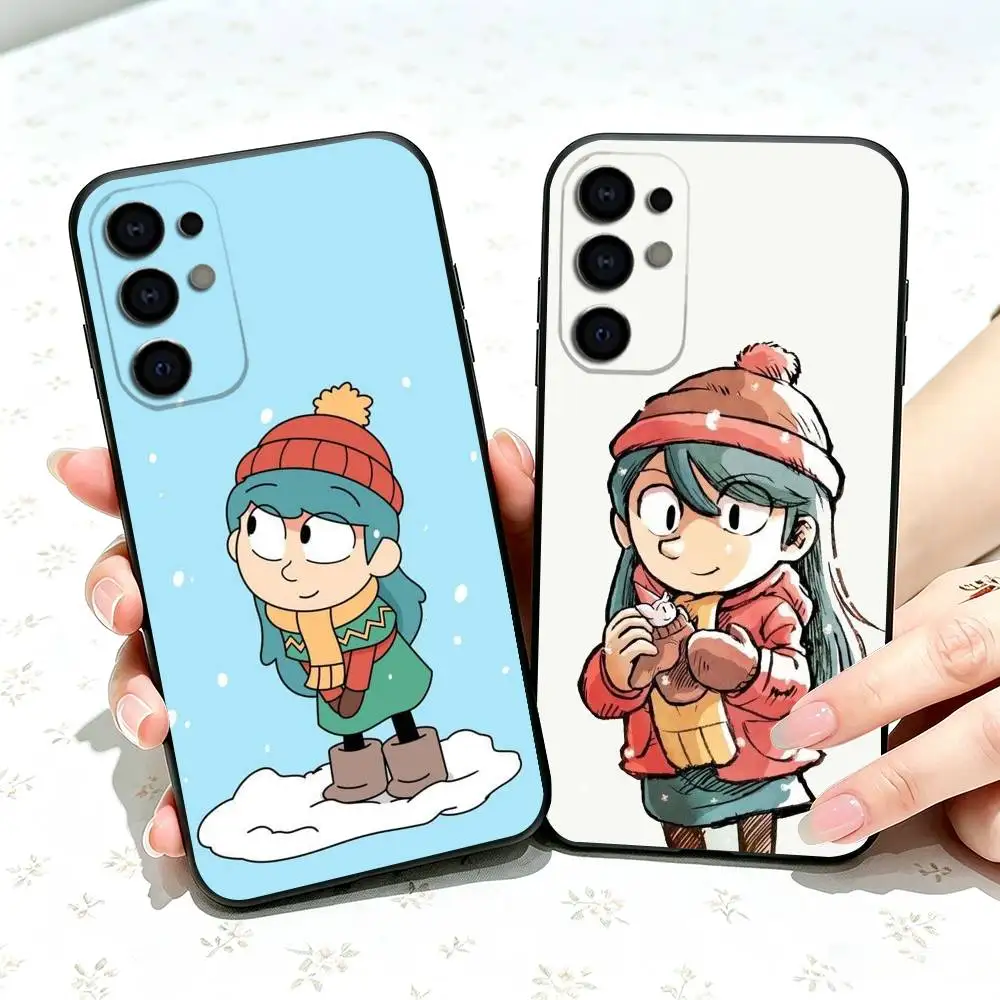 Popular H-Hildas girl  Phone Case For Samsung S25,S24,S21,S22,S23,S30,Ultra,S20,Plus,Fe,Lite,Note,10,Black Cover