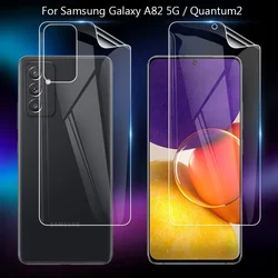 For Samsung Galaxy A82 5G Quantum2 Clear TPU / Matte Anti-Fingerprints Hydrogel Full Cover Soft Screen Protector Film (Not Glass