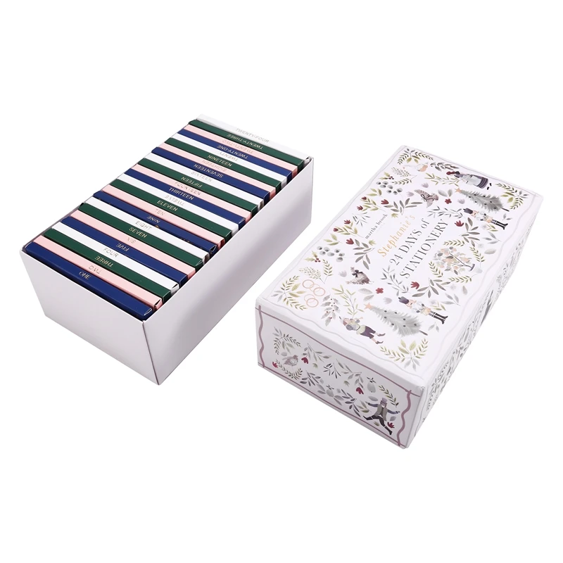 Winter Woodlands Design Christmas Countdown Calendar Stationery Supplies 24 Days Stationery Advent Calendar Festival