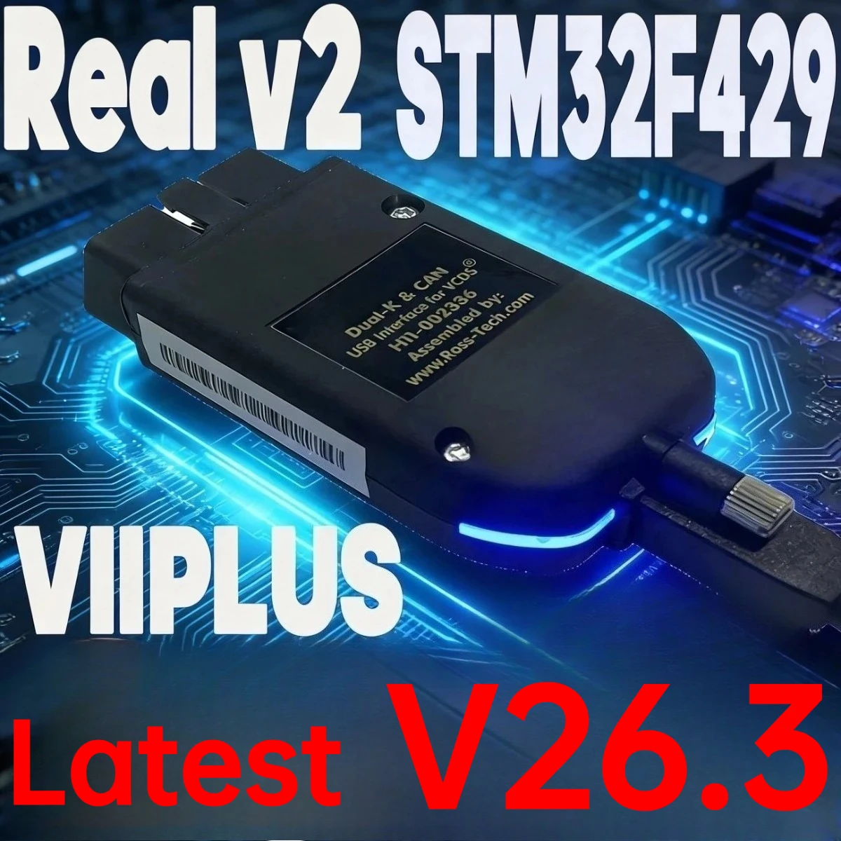 1996-2026+ BEST429 Update V26.3 Unlimits VINs HEX Real V2 Online Diagnostic Tool Multi-Language Code Reader for VW/Audi/VAG