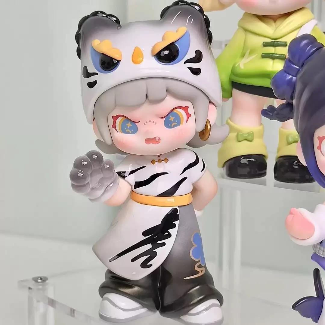 تماثيل على الطراز الصيني مائة بدون تابوس سلسلة صناديق أعمى الجيل الخامس دورا ألعاب عصرية هدايا مجموعة الحلي المكتبية #3