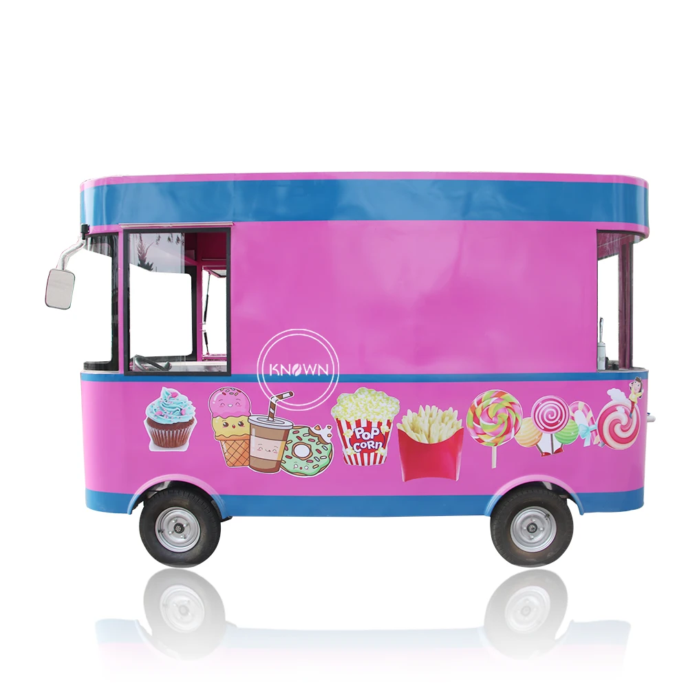 Mobile Kitchen Food Truck Sale Clothes Cart Churros Food Truck Deep Fryer Food Stand Electric Truck Sale