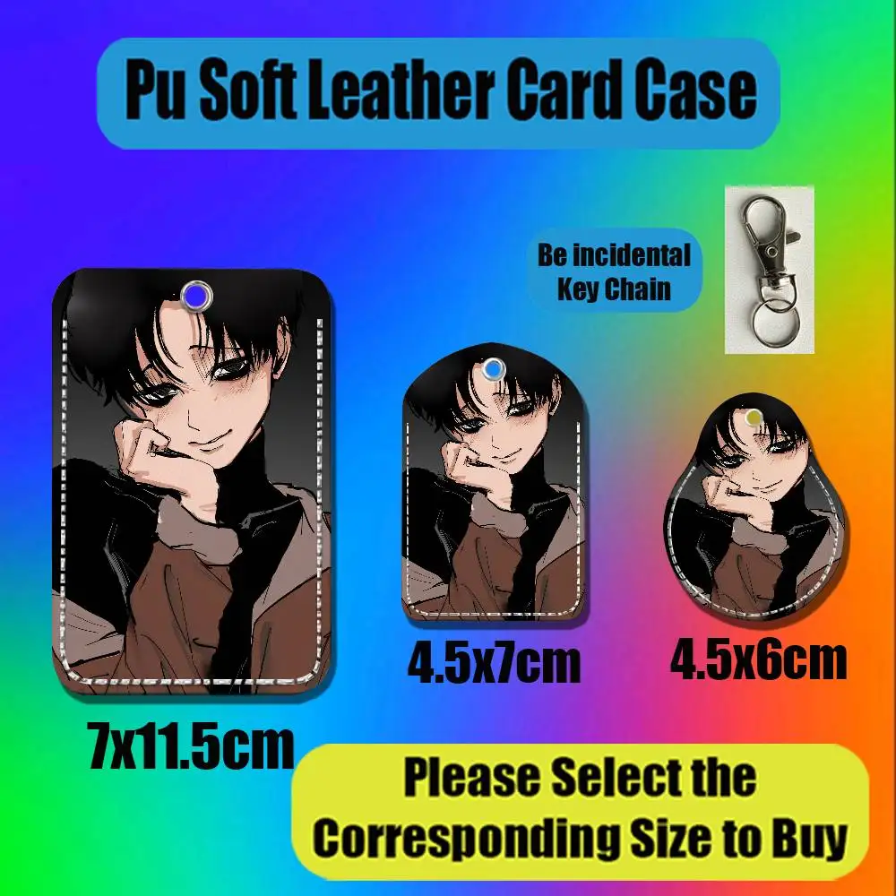 For Killing Stalking Oh Sangwoo Yoon Bum For Air Tag Case Card Holder Keychain ID Badge Credit Bank Access For AirTag Case Shell