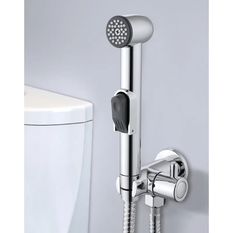 

Простой и элегантный набор пистолетов-распылителей для унитаза под давлением, женский Washlet, туалетный компаньон, небольшой душ для ванной комнаты.