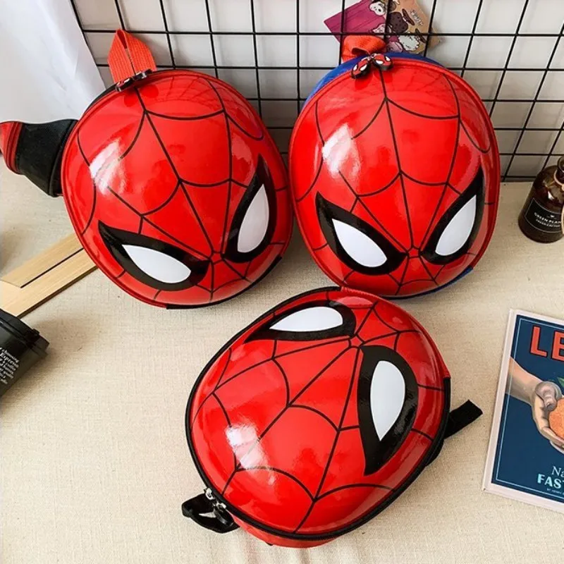 Disney Heroes Kinderrucksack Anime Spider Prints Jungen Schultasche Kinder Hartschalentasche Coole Drucke Reisetasche Satchel Geschenke