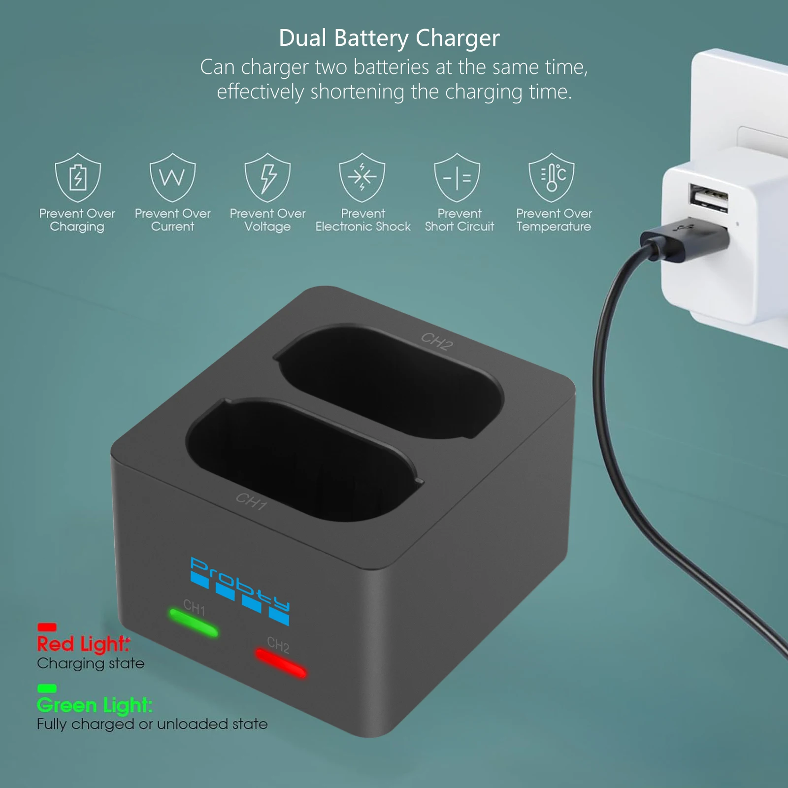 Probty 2880mAh BP-SCL6 교체용 배터리 및 Leica Q2 SL2 SL2-S Q3 SL3 SL3-S 43 카메라용 듀얼 슬롯 충전기