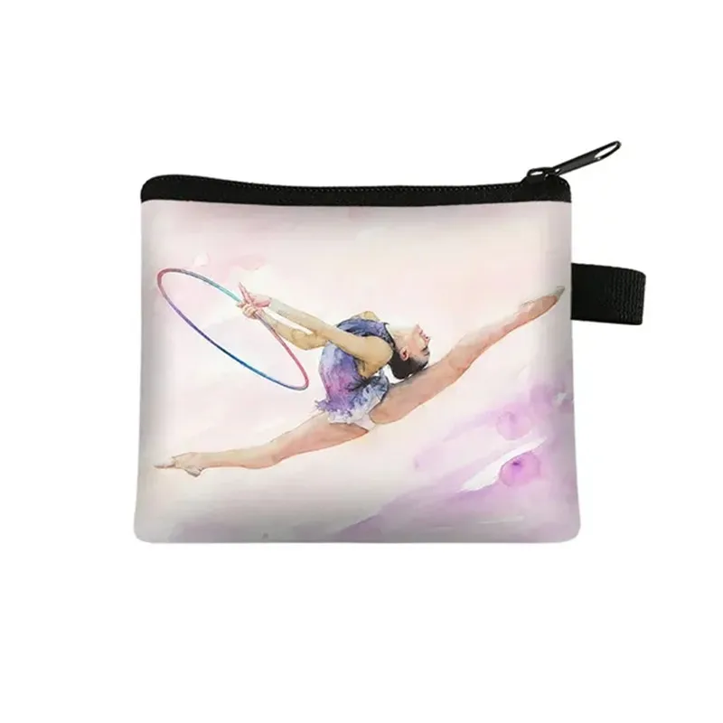 محفظة نسائية للعملات المعدنية، محفظة صغيرة لراقصة الباليه، حقيبة تسوق محمولة للعملات المعدنية، حقائب حامل أحمر الشفاه، حقيبة بطاقات الائتمان #6