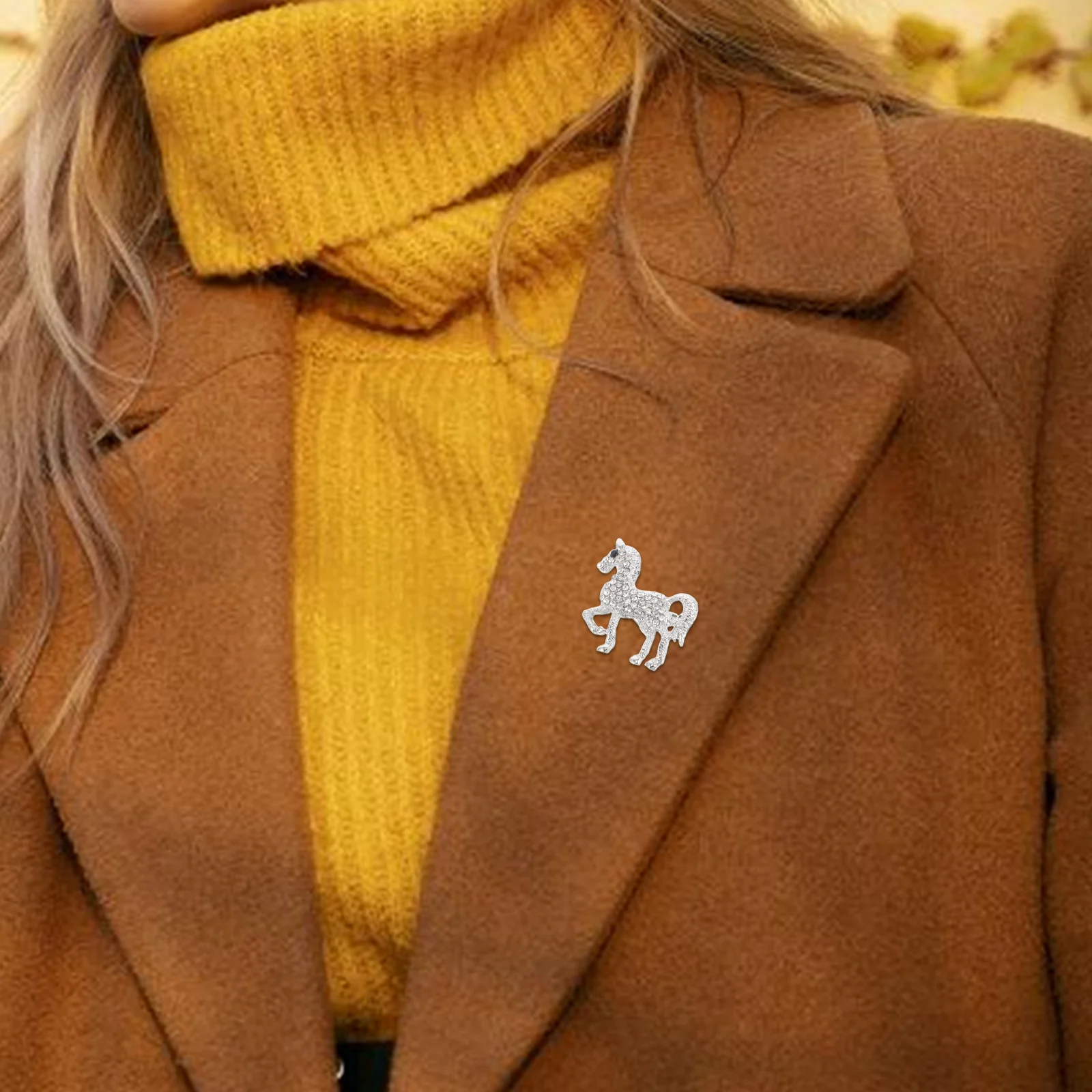 

Brooch For Women Rhinestone Animal Lapel Pin Zinc Alloy Sweater Brooch Jewelry Chinese Pin Clothing Accessory