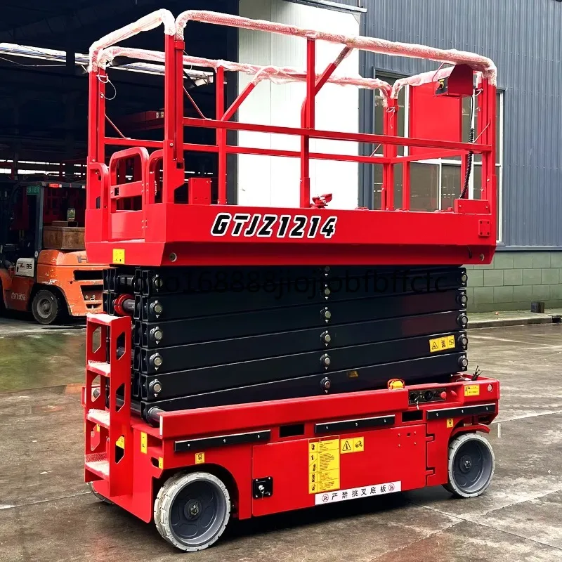 Suitable for 6M 8m 10m 12m high-altitude operations, mobile scaffolding, hydraulic scissor lift platform