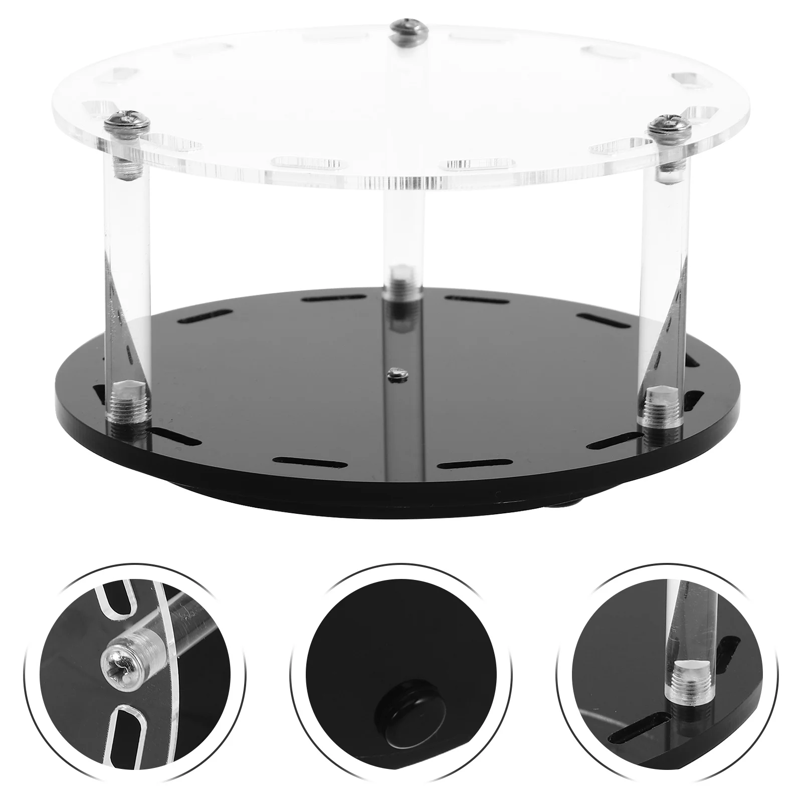 Stojak na pęsety do rzęs, odłączany, obrotowy organizer na rzęsy do przedłużania, ekspozytor, półka na narzędzia do makijażu