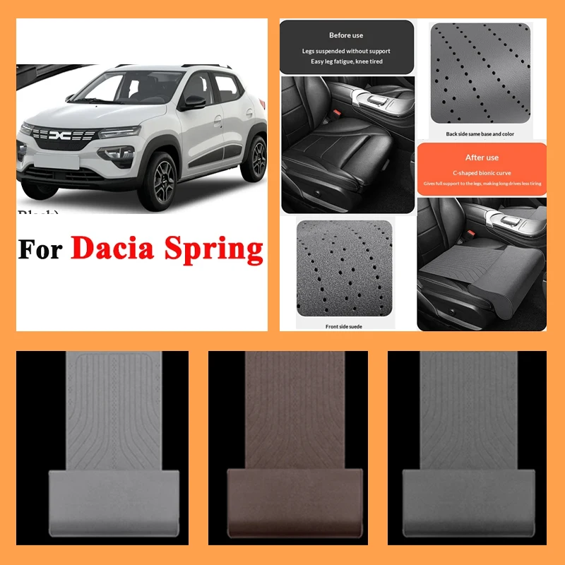 

For Dacia Spring Electric 2020-2026 Car Seat Leg Support Extension Mat support pad Seat extension leg pad