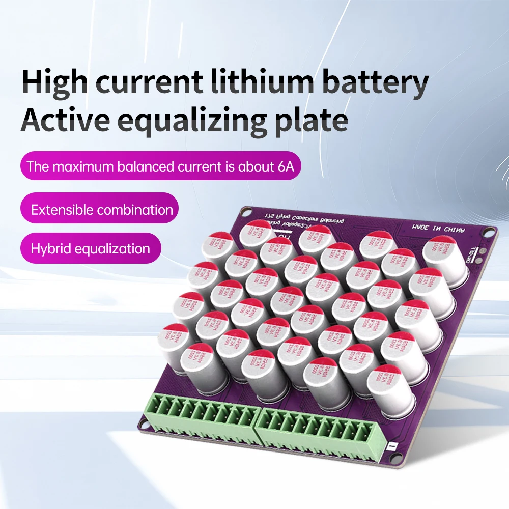 3S 4S 6S 8S 17S Capacitor Active Balancer Lithium Battery Balance Board Lifepo4 Lithium Titanate Battery Balancer image 3