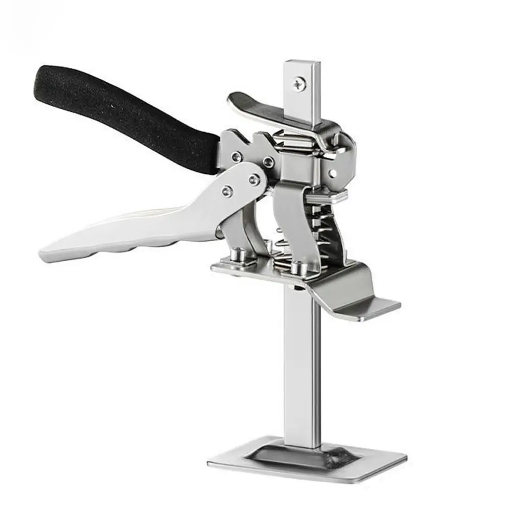 

Heavy-Duty Metal Cabinet Lift-Up Tool Effort-Saving Precise Positioning Tile Height Adjuster Steel Stable Base Cabinet Jack Sofa
