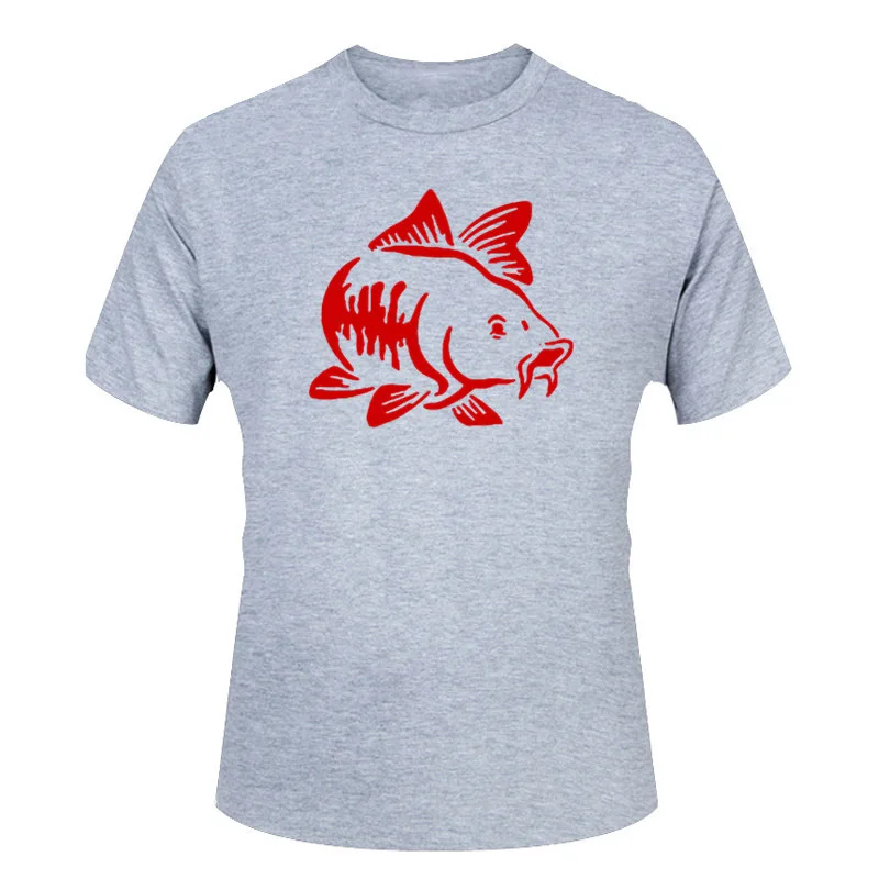 Carp Fishing T Shirt Men Women Fashion Cotton Short Sleeve Oversize T-shirt Kids Boy Hip Hop Tops Tee Shirt Mens Clothing Unisex