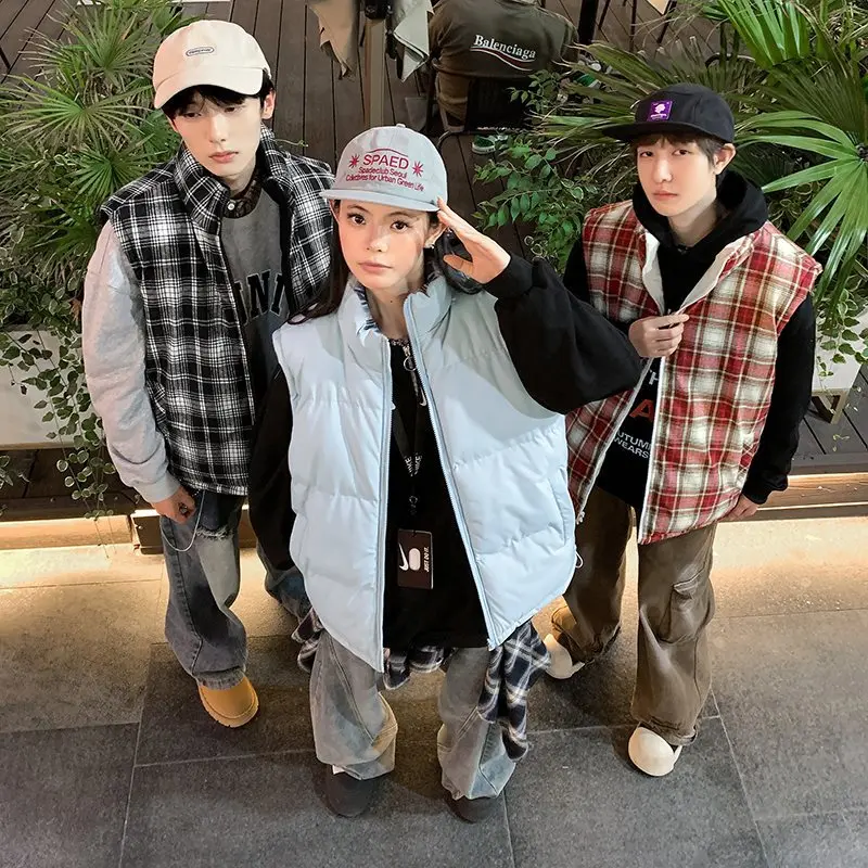 

Bingjie 2025 New Men's Vest Outdoor Sports Vest Large Capaci 3D ket Cotton Corduroy Fabric Youthful Sle hine Waable