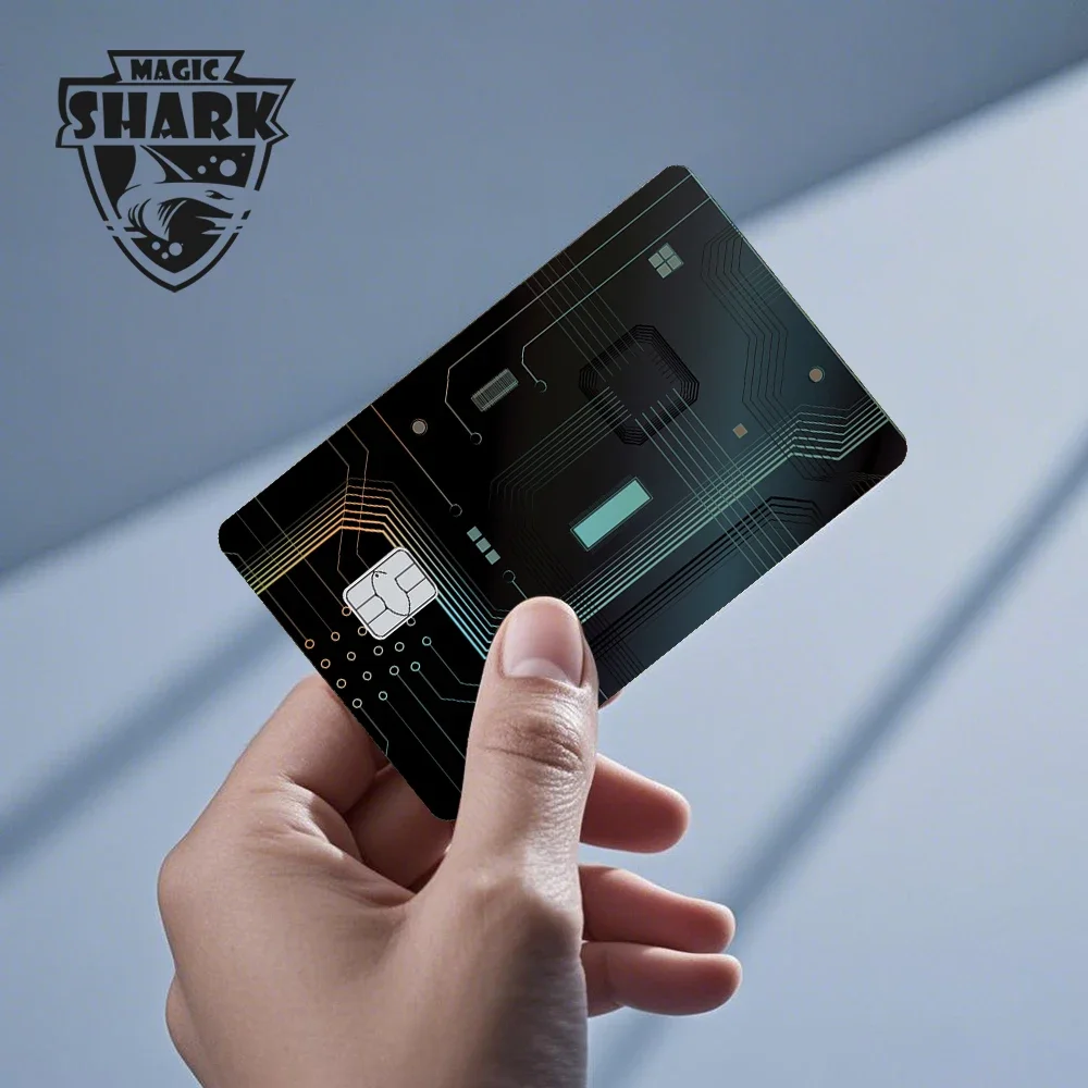 Vendita calda Drago Leopardo Soldi Drago Onda Graffiti PVC opaco Pellicola adesiva per pelle non sbiadita per carta di credito di debito