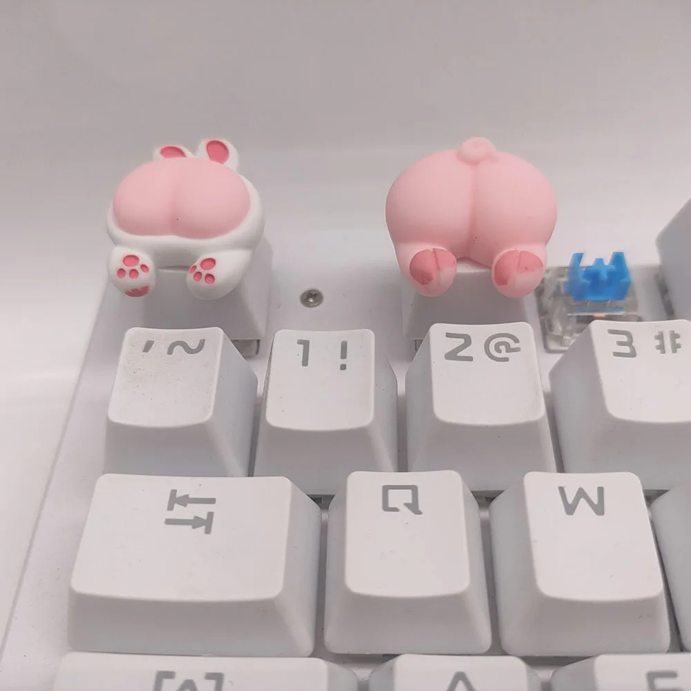 Cat Paw Butt Key Cap Animal Keycaps For Mechanical Gaming Keyboard Custom ESC Keycap Cherry Mx Switch For PC Gift For Birthday