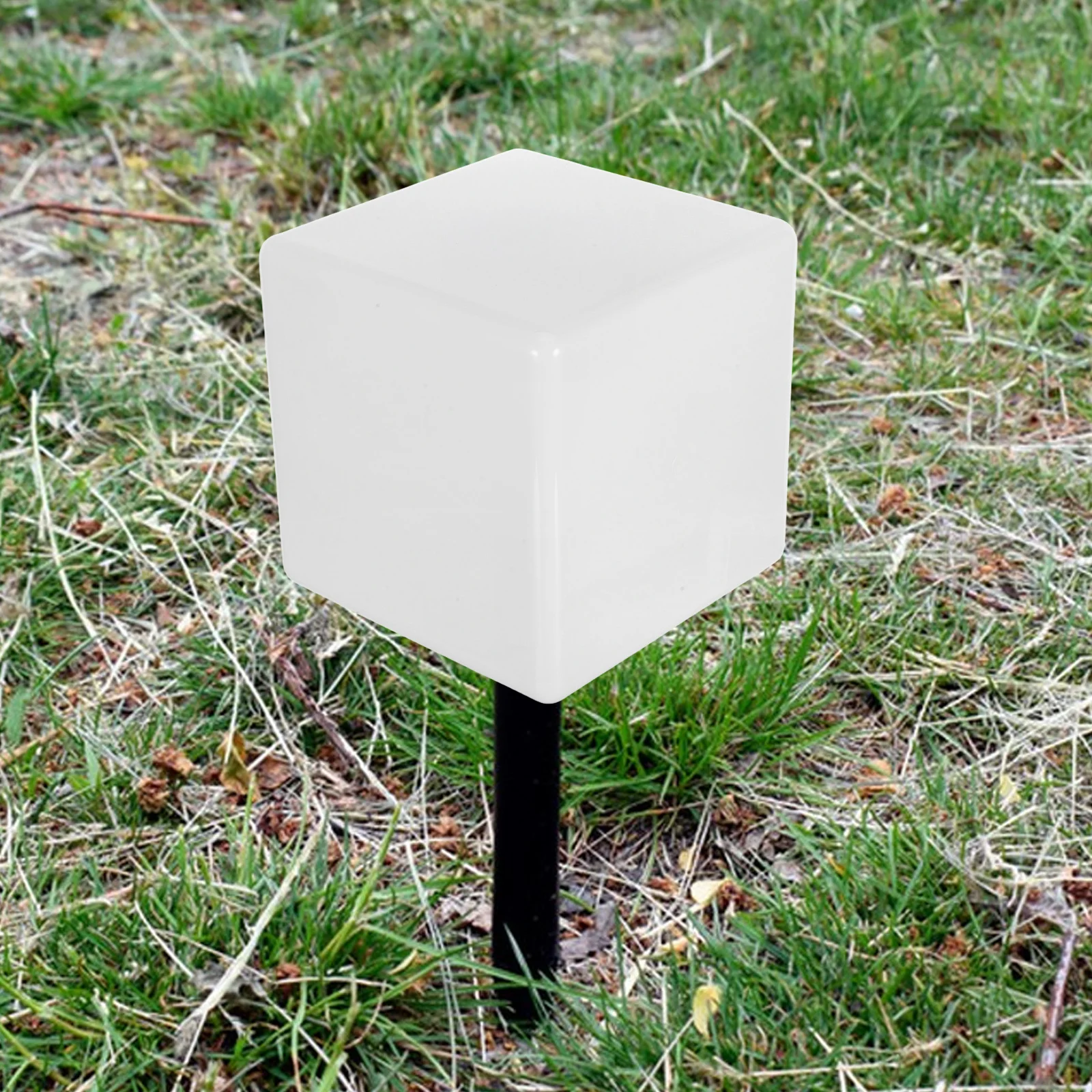 

Square Outdoor Garden Lamp Shade Durable Construction Patio Yard Decorative Light Fixture Accessory Kit Garden Lamp Post Lights