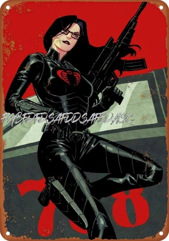Gi Joe (2014) #1 (Subscription Variant) Comics Poster Vintage Metal Tin Sign Aluminum Sign Art Wall Decor 12 X 8 Inch Bedroo