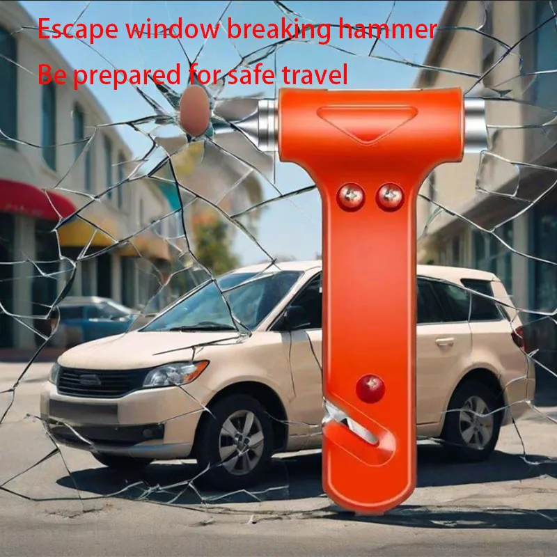

Безопасный молоток 2-в-1, спасательный молоток, автомобильный спасательный молоток, оконный выключатель, аварийный инструмент для автомобиля, резак для ремней безопасности, оконный выключатель